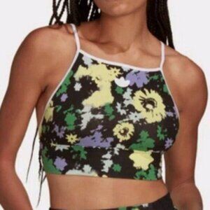 Adidas Floral Bra Top multicolored M